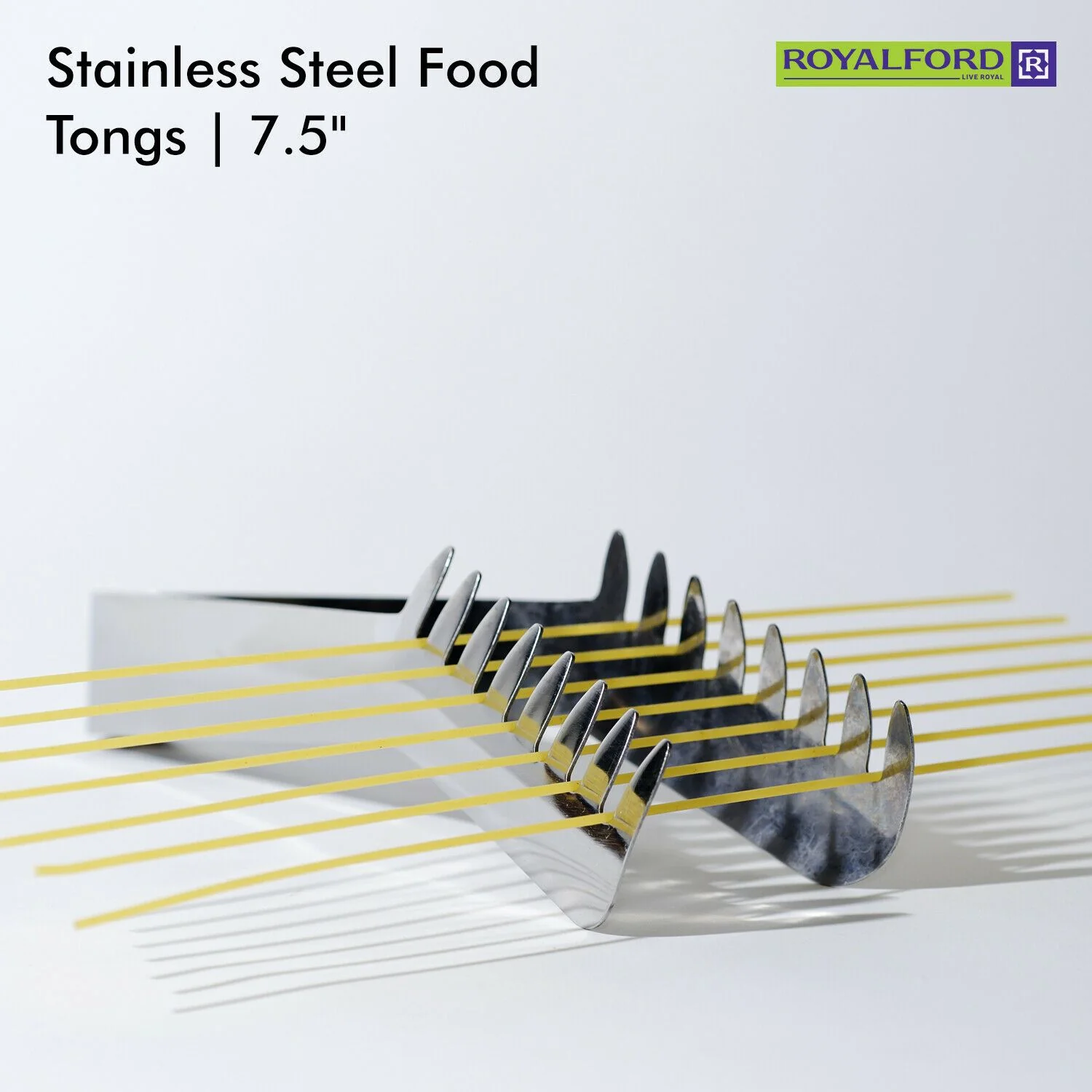 Stainless Steel Serving Tongs By Royalford - Image 3