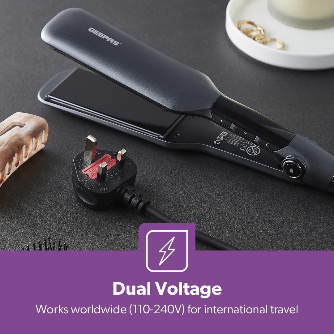 Thermo-Ceramic Floating Plates Digital LED Display Hair Straighteners - Image 3