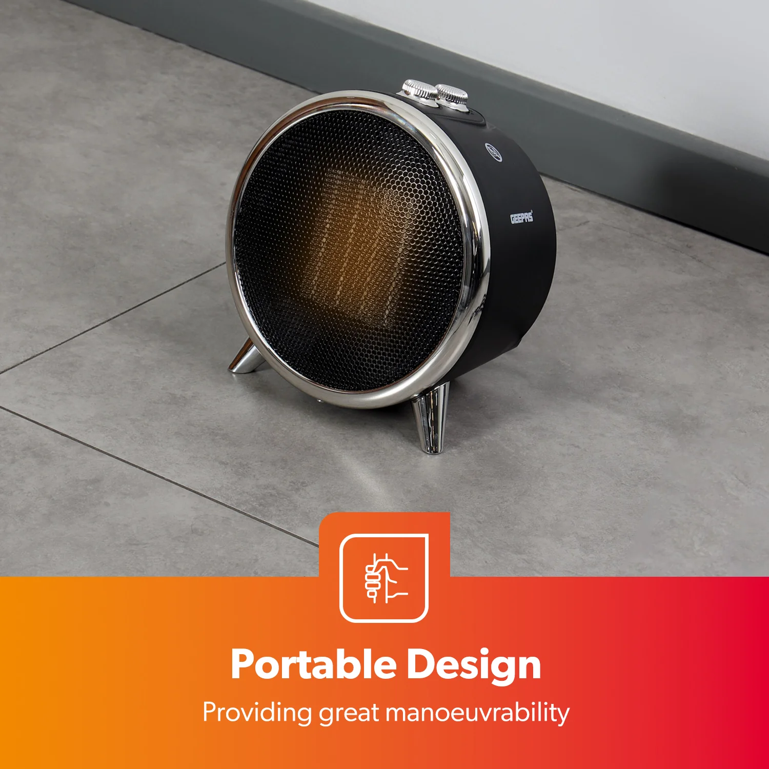 Energy Efficient PTC Ceramic Heater With Thermostat and Cool Shot - Image 6