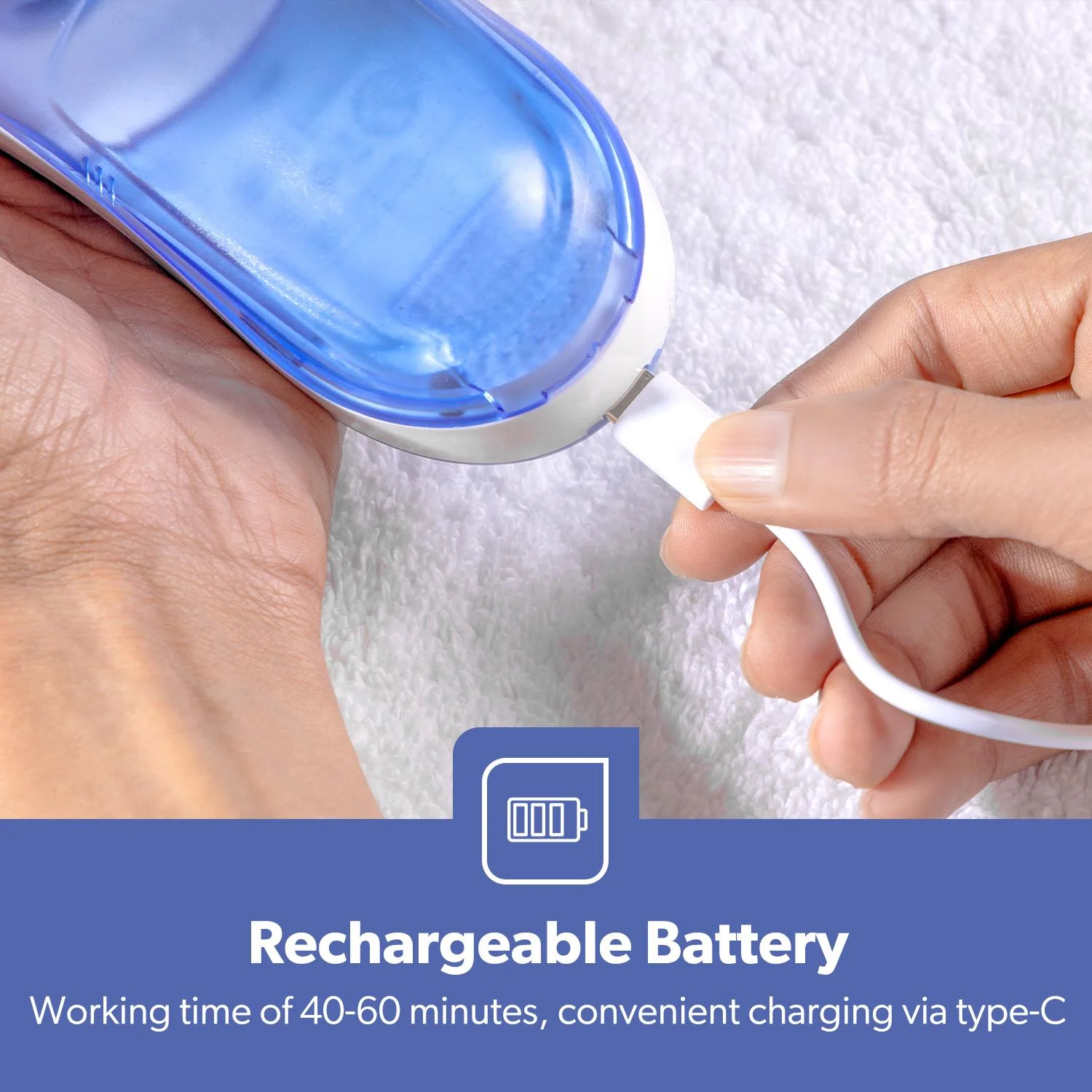 Transparent Battery Operated Lint Remover and Fabric Shaver - Image 7