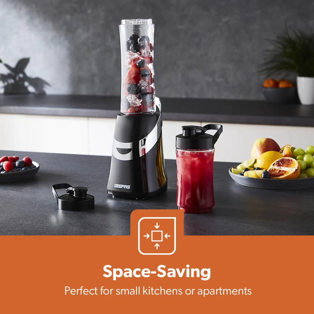 400ml Turbo Slim Blender & Smoothie Maker With Drinking Bottle - Image 4