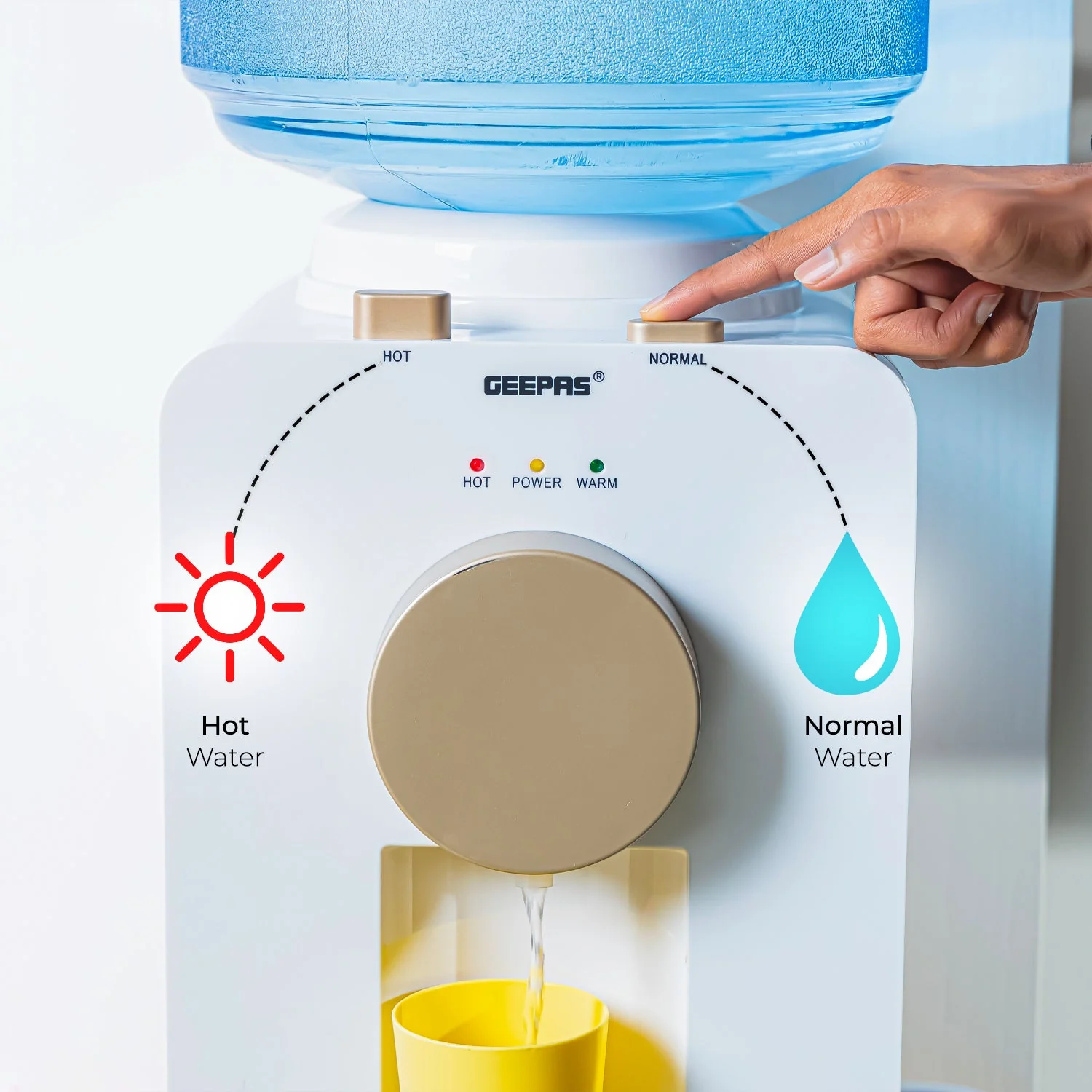 Top Load Boiling and Cold Water Dispenser - Image 2