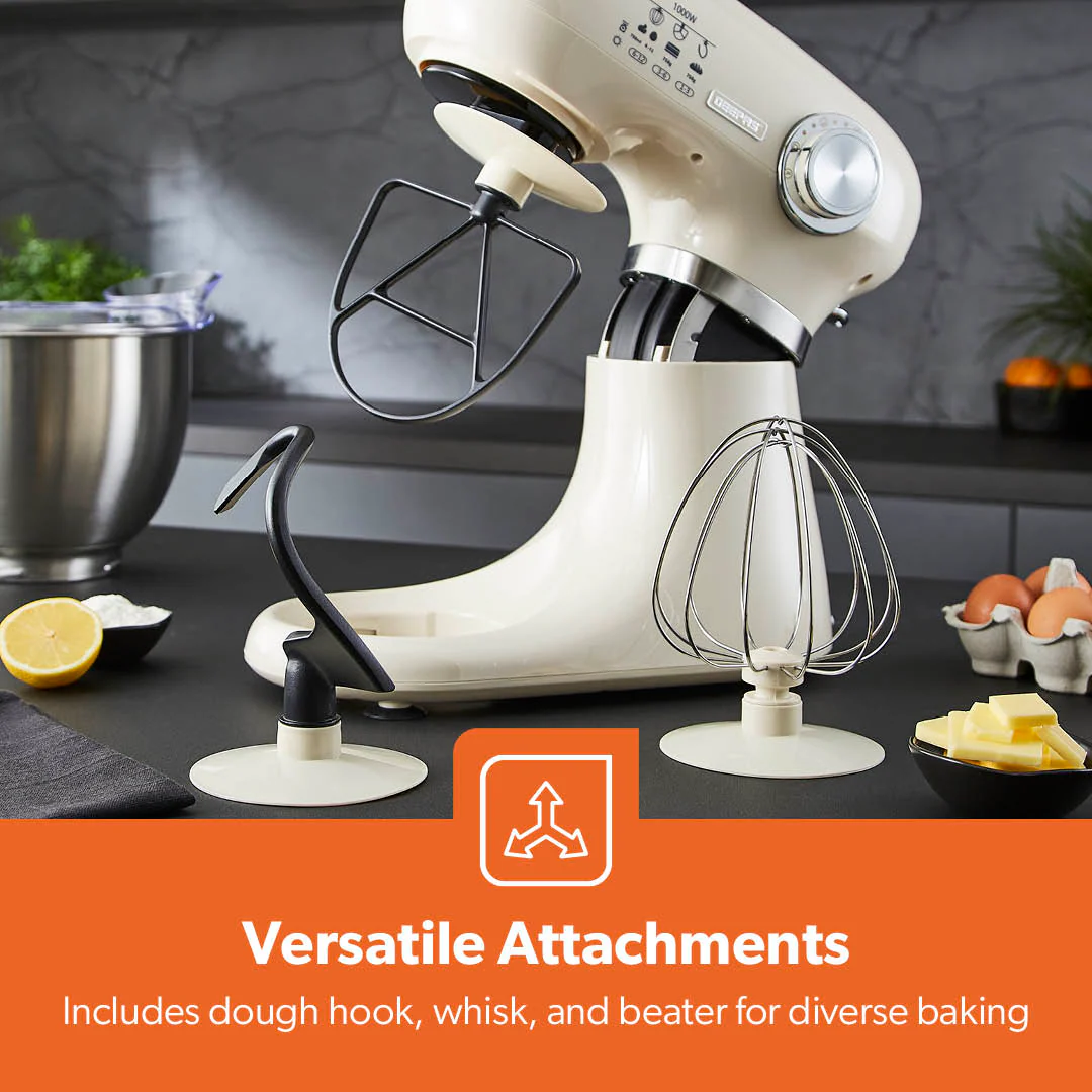 5L Cream Stand Mixer Electric Food Mixer With 12-Speeds - Image 5