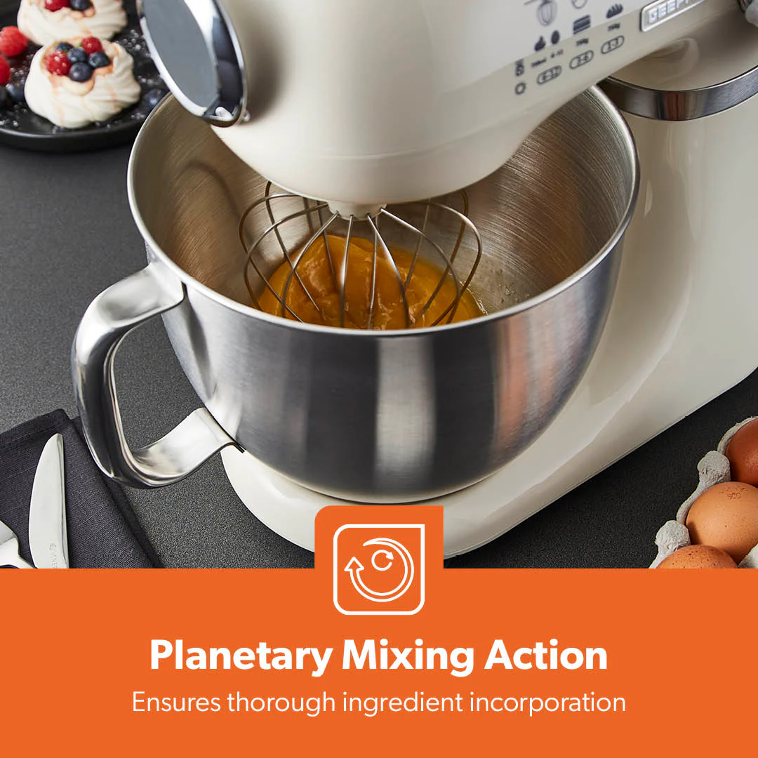 5L Cream Stand Mixer Electric Food Mixer With 12-Speeds - Image 7