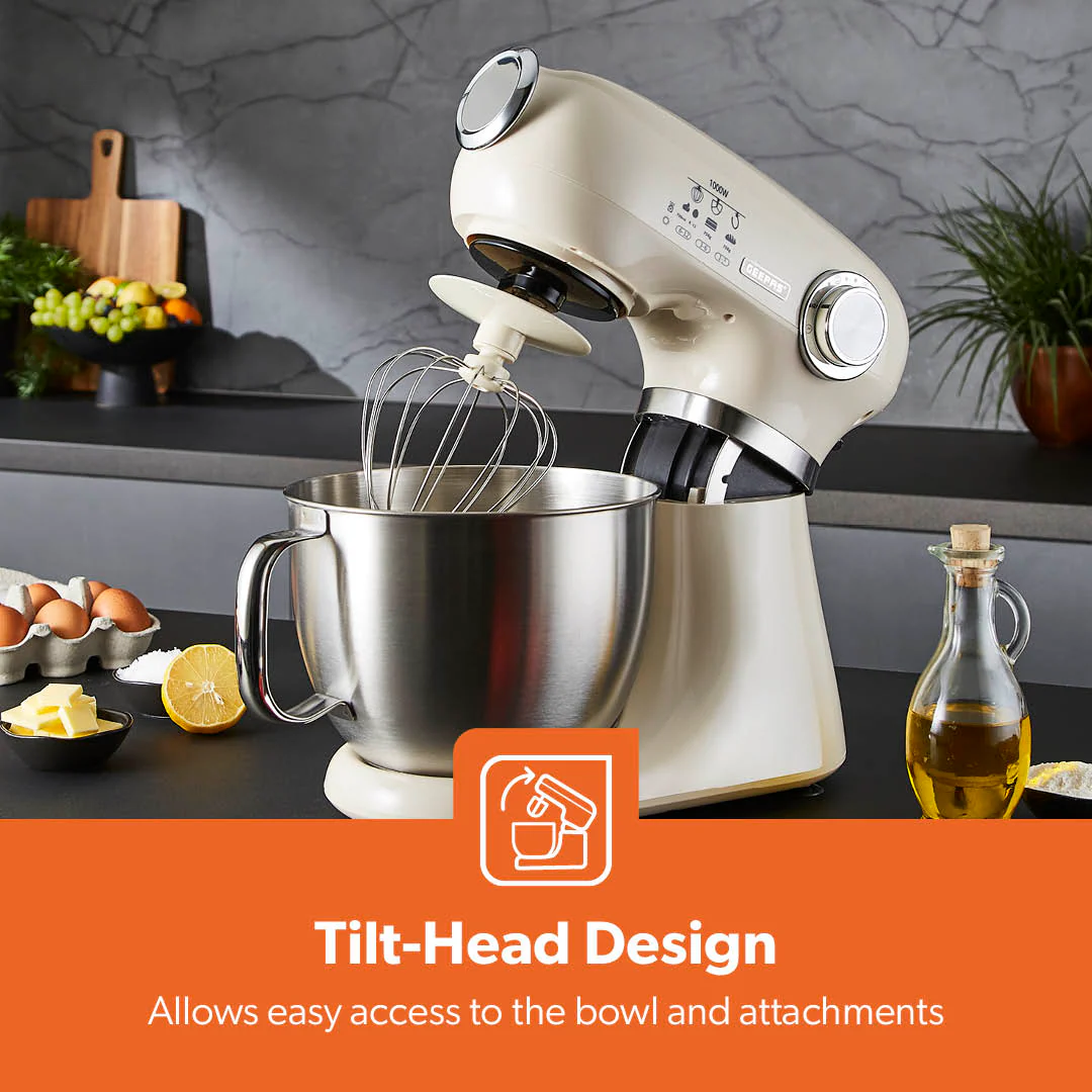 5L Cream Stand Mixer Electric Food Mixer With 12-Speeds - Image 8
