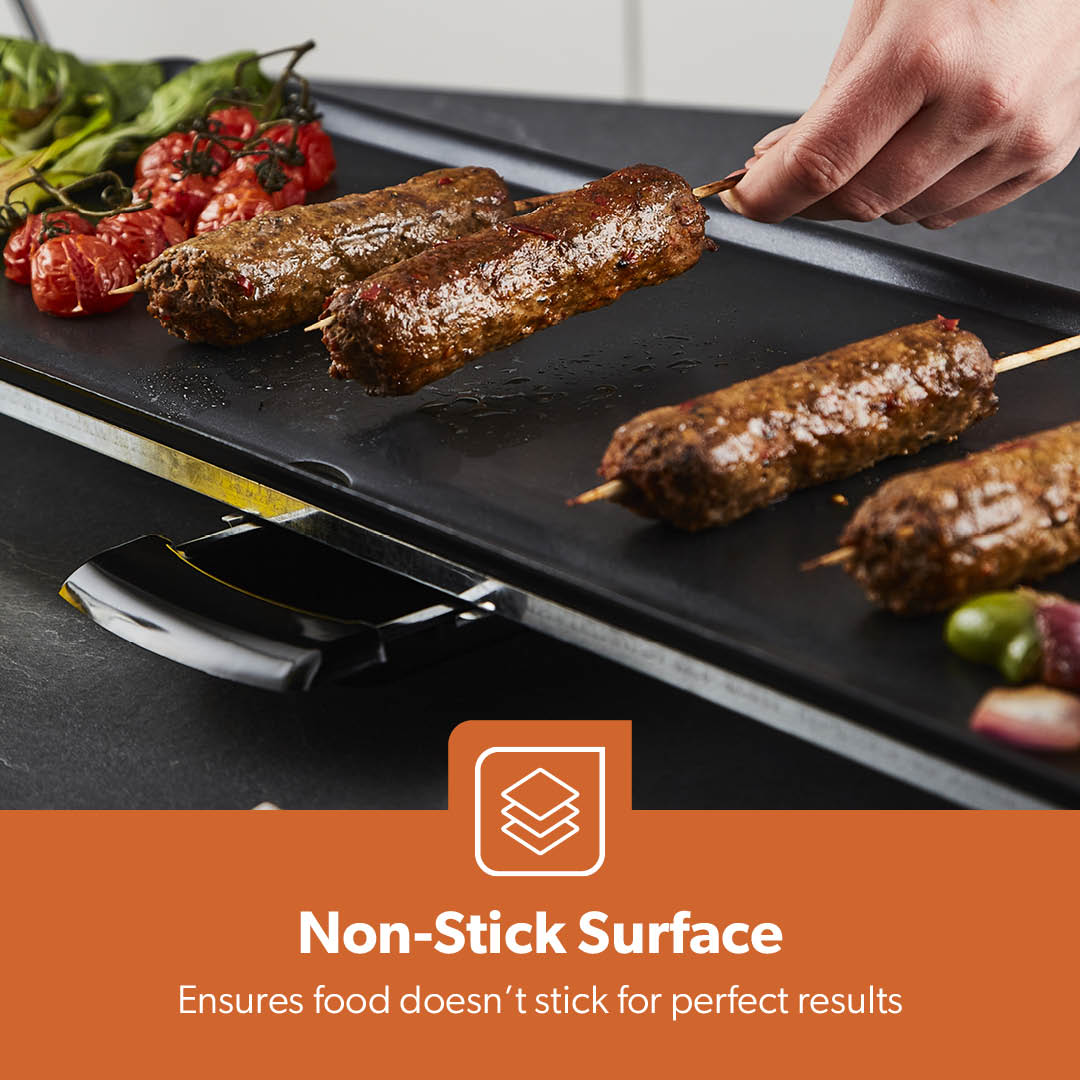 XL Electric Teppanyaki Table Top Grill Hot Plate Griddle - Image 7